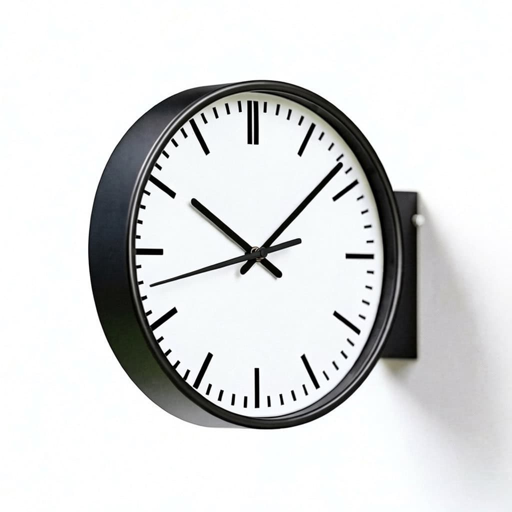 Mid-Century Modern Wall Clock